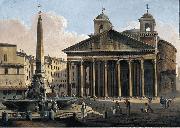 unknow artist View of Pantheon oil painting on canvas